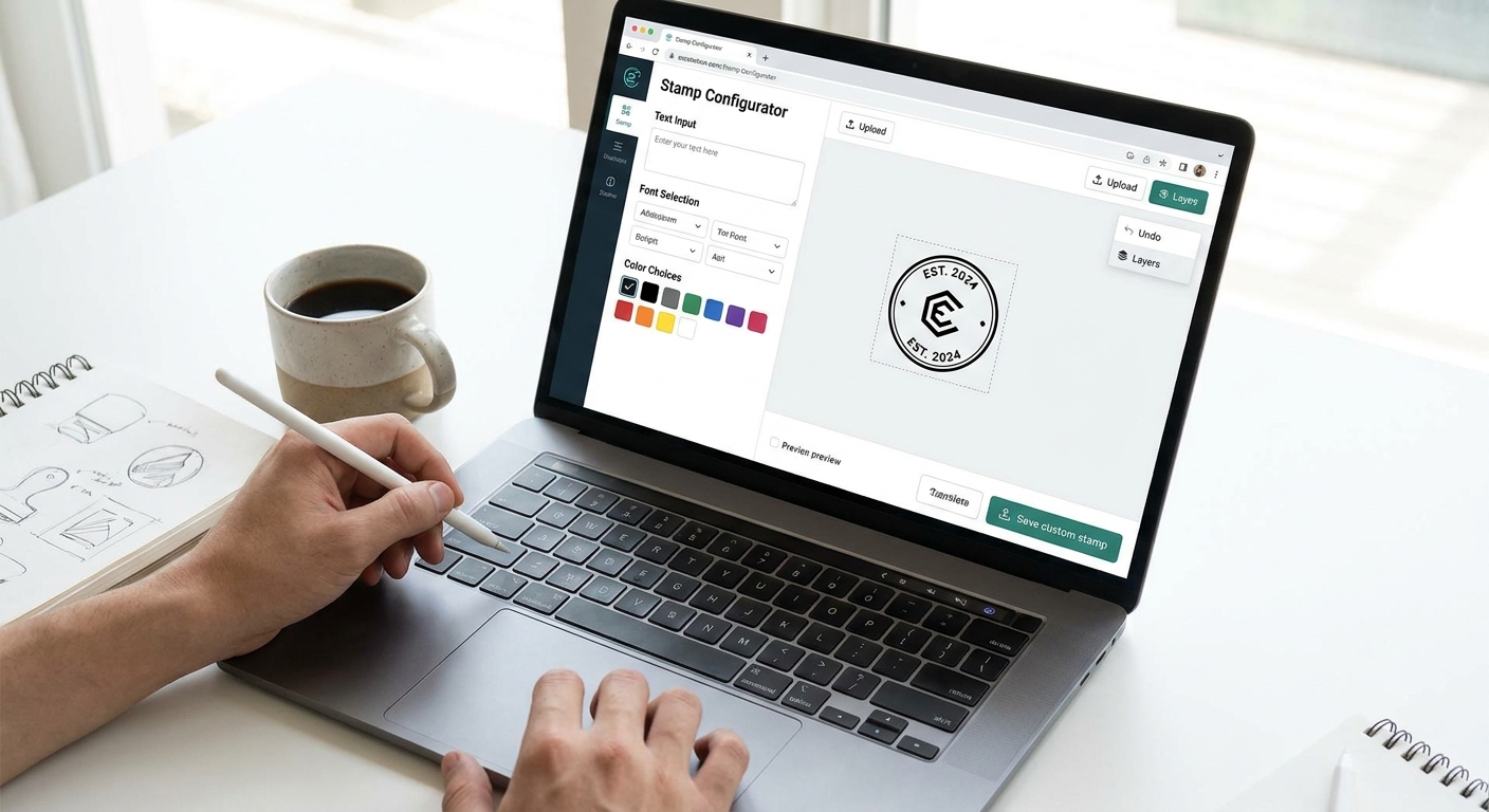 Creare un timbro personalizzato online: passaggi, strumenti ed errori da evitare